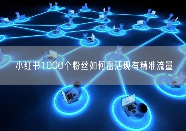 小红书1000个粉丝如何盘活现有精准流量