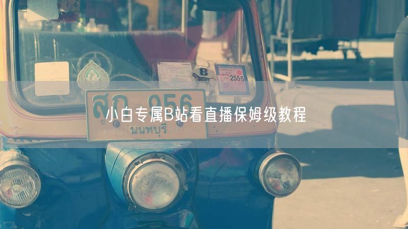 小白专属B站看直播保姆级教程